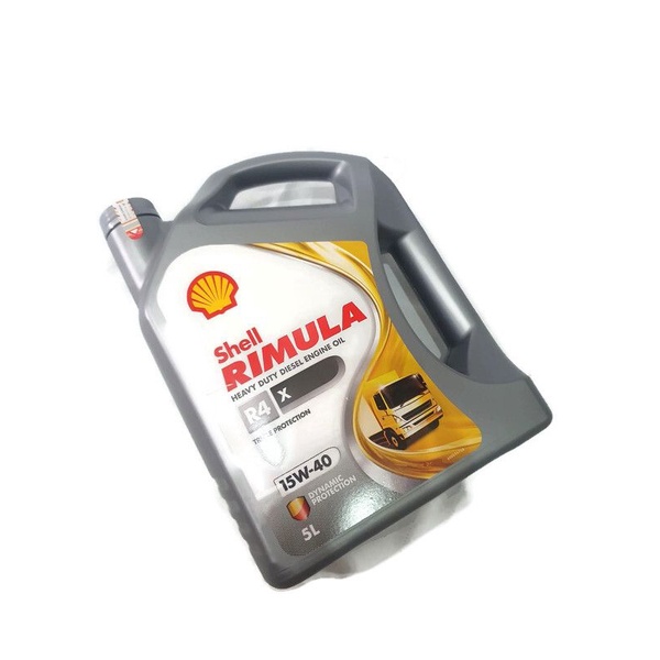 Oli Shell Rimula R4X 15W 40 5 liter Oli Mesin Diesel Original Shell