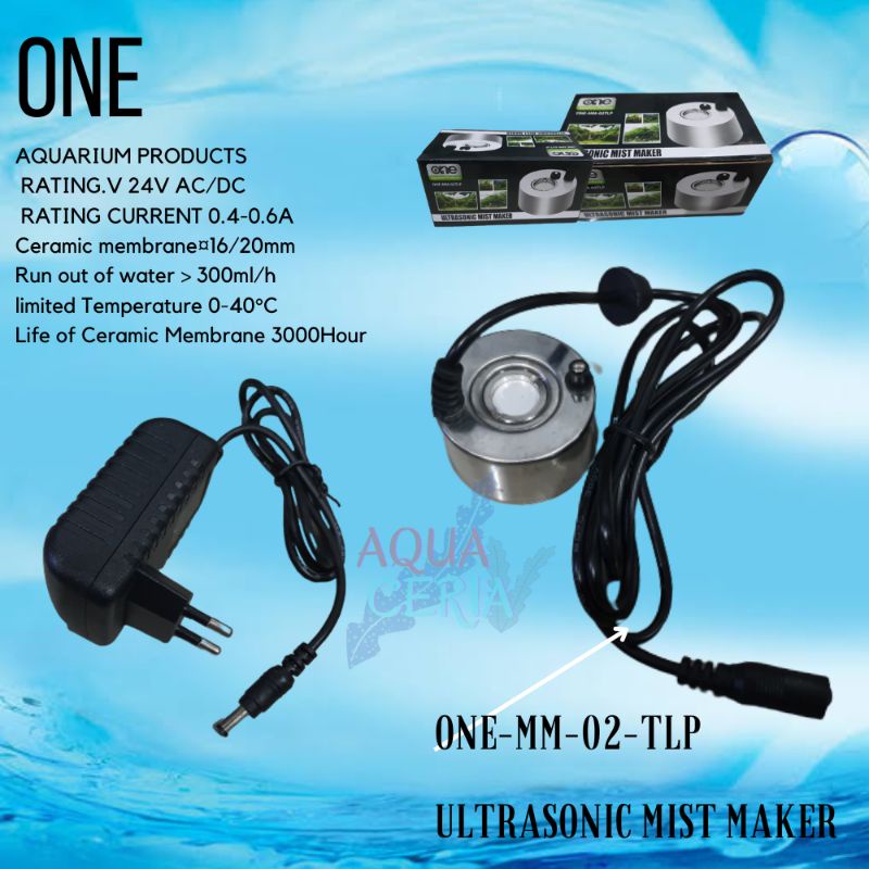 Mesin Kabut Paludarium terrarium reptil MIST MAKER ONE MM 02 TLP mist maker Aquarium/Paludarium