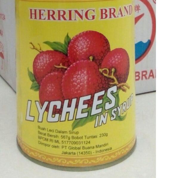 

TERLARIS Leci Kaleng Herring 567gr !!