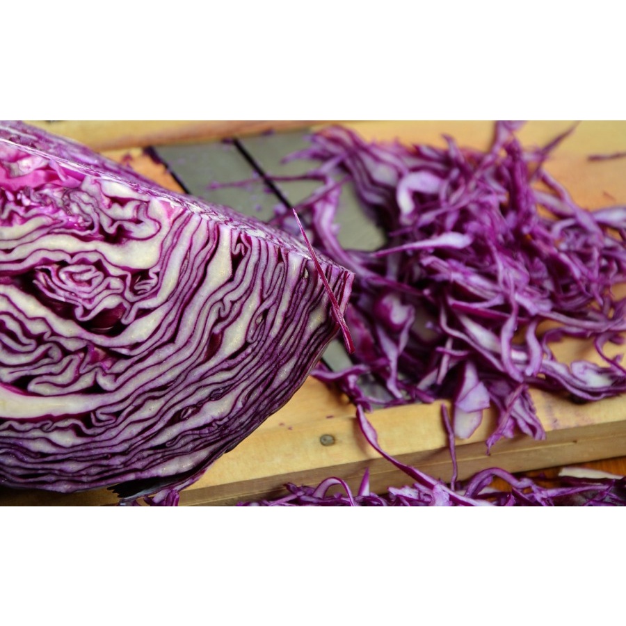 

Sayur Kol Ungu Kubis Merah Red Purple Cabbage POTONG Siap Masak 100 gr