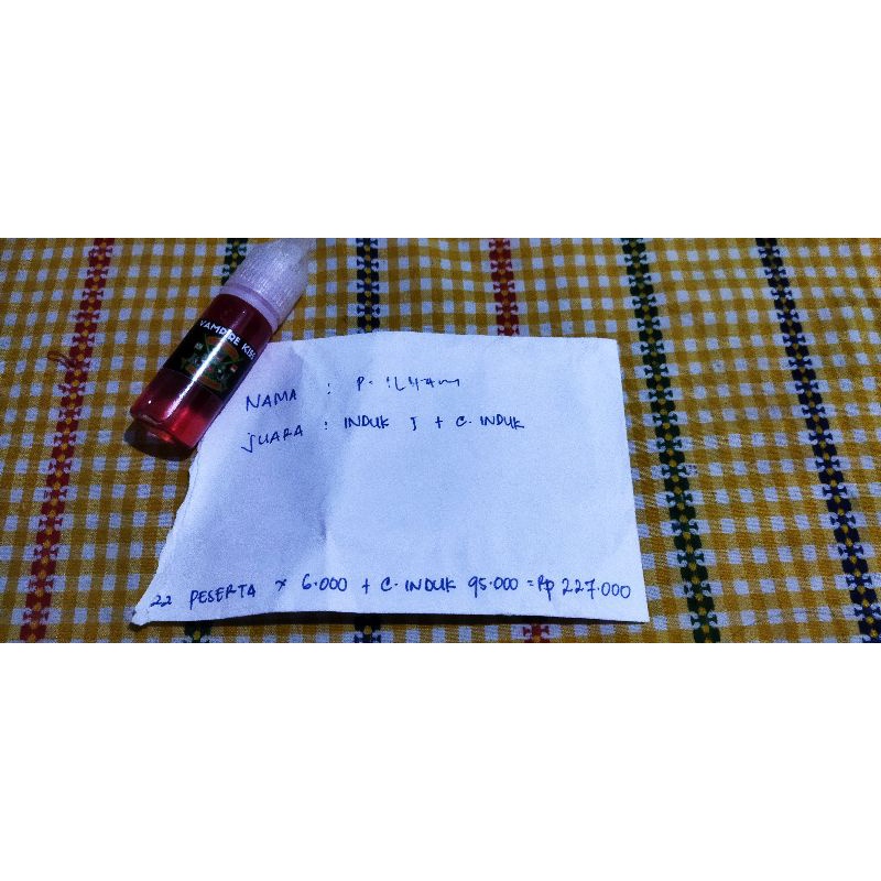 ESSEN JEDUD VAMPIRE KISS 15ml AROMA MEMIKAT UNTUK GALATAMA LELE PATIN DAN IKAN BAUNG