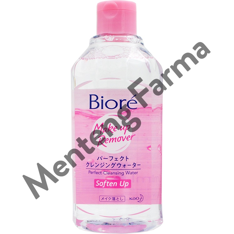 Biore Make Up Remover Perfect Cleansing Water Soften Up 300 ML - Pembersih Makeup Untuk Kulit Normal Dan Kering