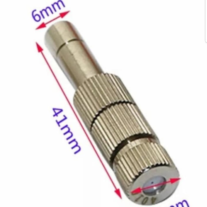 Taman Nozzle Kabut 0.3 Nozzle Embun Mist Nozzle 6Mm With Filter