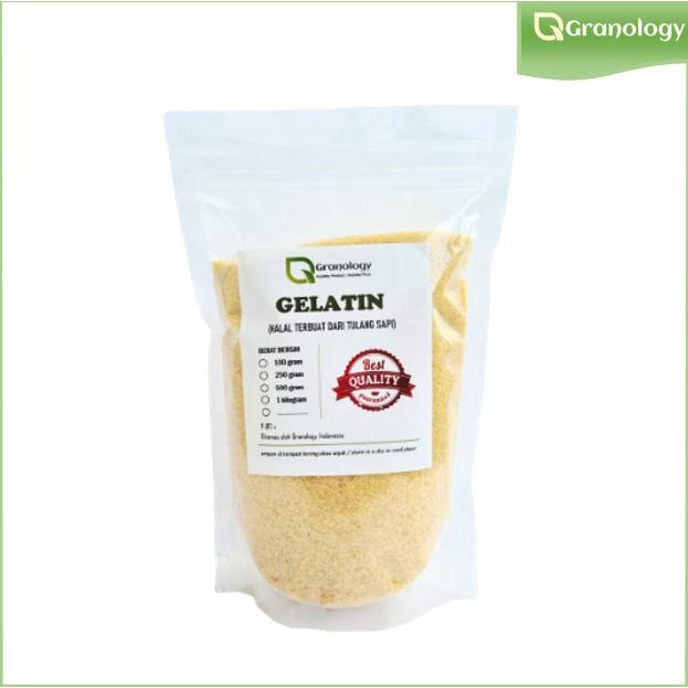 

BISA COD Gelatin Bubuk Halal Premium Import (500 gram) by Granology