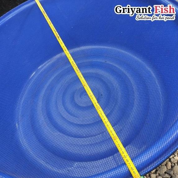 Jaring Penutup Kolam Fiber Bulat Ember Terpal Karantina Ikan Koi