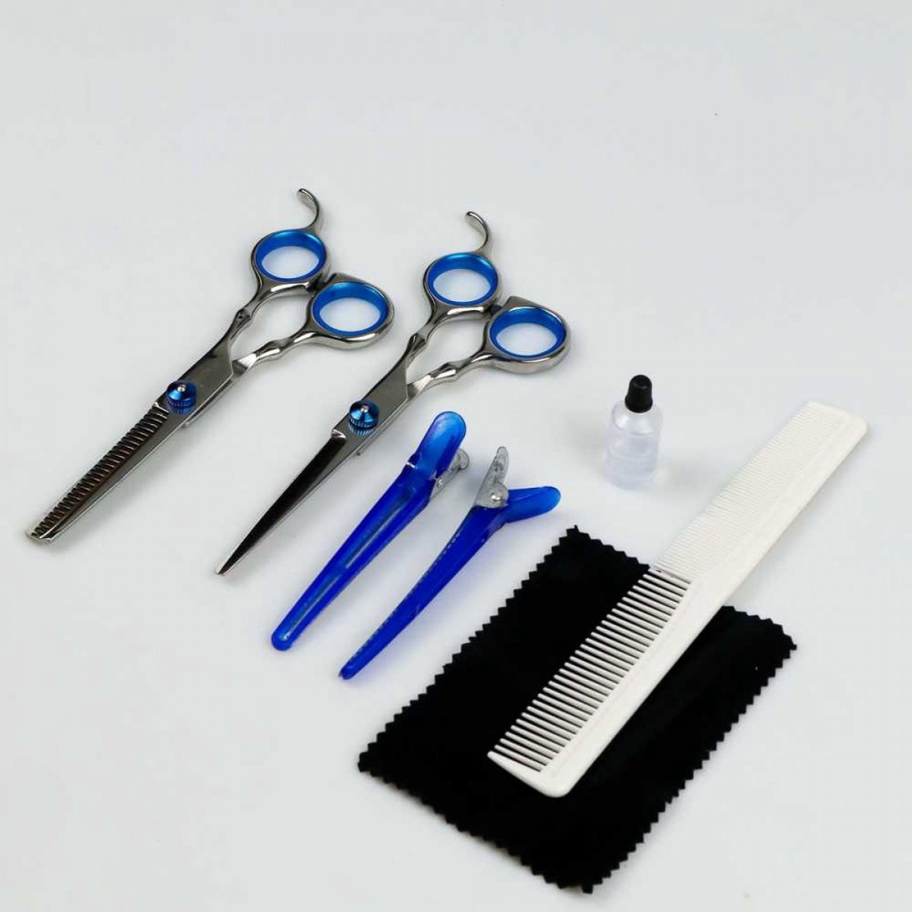 Full Set Gunting Perawatan Rambut Salon Profesional Haircut Scissor