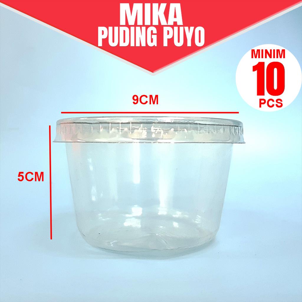 SATUAN Mika Plastik Puding / Mika Makanan Penutup / Mika Puding