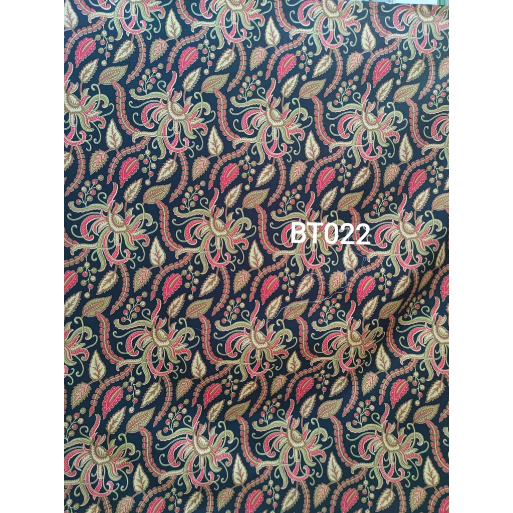 BT 022 kain batik terbaru jual meteran rollan harga per setengah meter  happychild