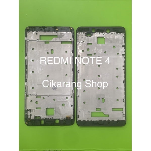 MIDDLE FRAME LCD TULANG TENGAH XIAOMI REDMI NOTE 4 BLACK