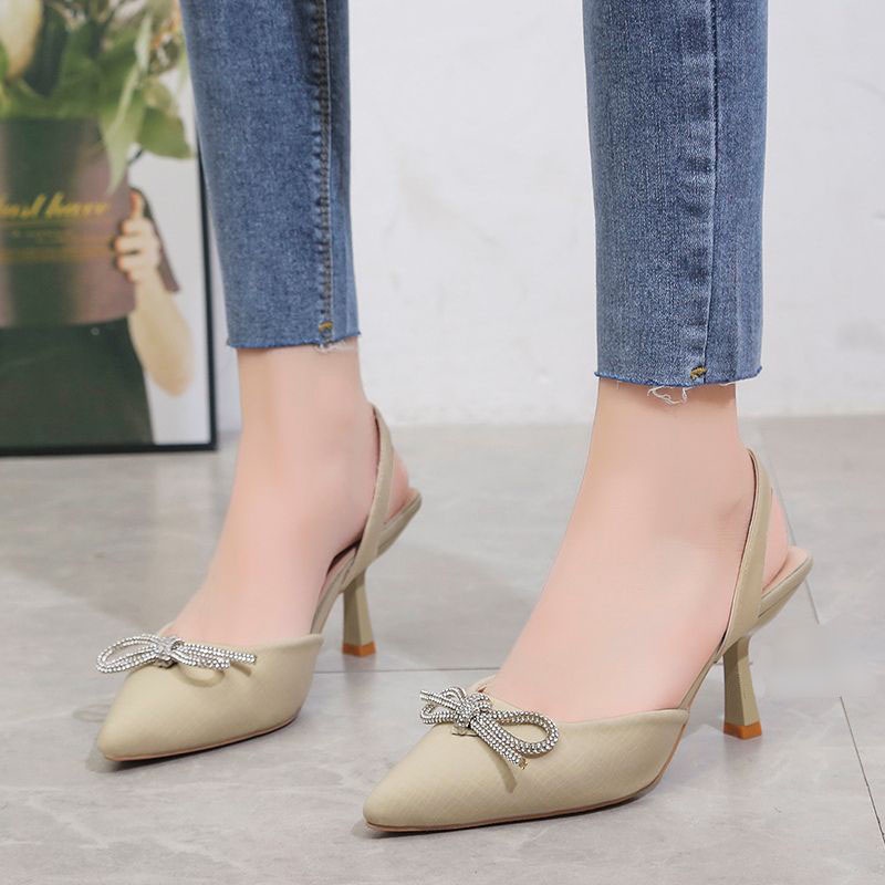 RYX - Satin Cassandra Sepatu Heels Hak Wanita Fashion Casual / Pesta - Ori Import