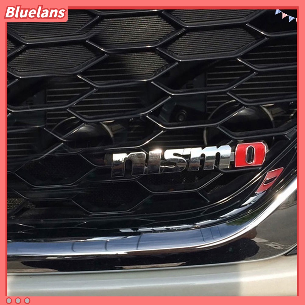 Stiker Emblem Logo NISMO Bahan Metal Untuk Dekorasi Grill Depan Mobil