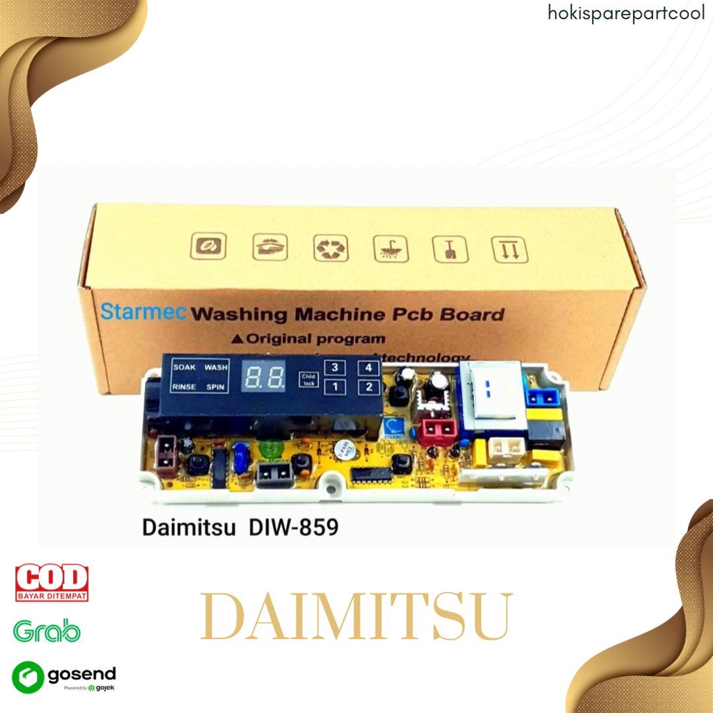 MODUL PCB MESIN CUCI DAIMITSU DIW-859SSA TOP LOADING