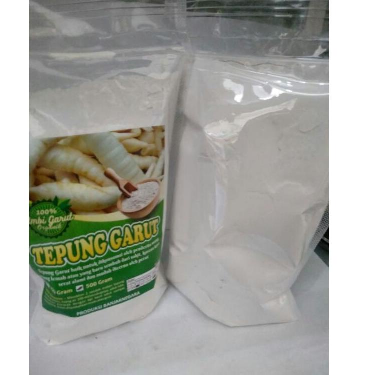 

✨TERBARU✨ Solusi Atasi Maag Asam Lambung Tepung Garut/irut/Angkrik /Garut Organik 500 Gram !!