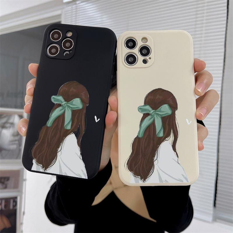 BB26 Softcase motif cewek cool girl for Iphone 6 6s 6g 6+ 6s+ 7 8 7+ 8+ X Xs 11 12 13 14 14+ Plus Pro Max