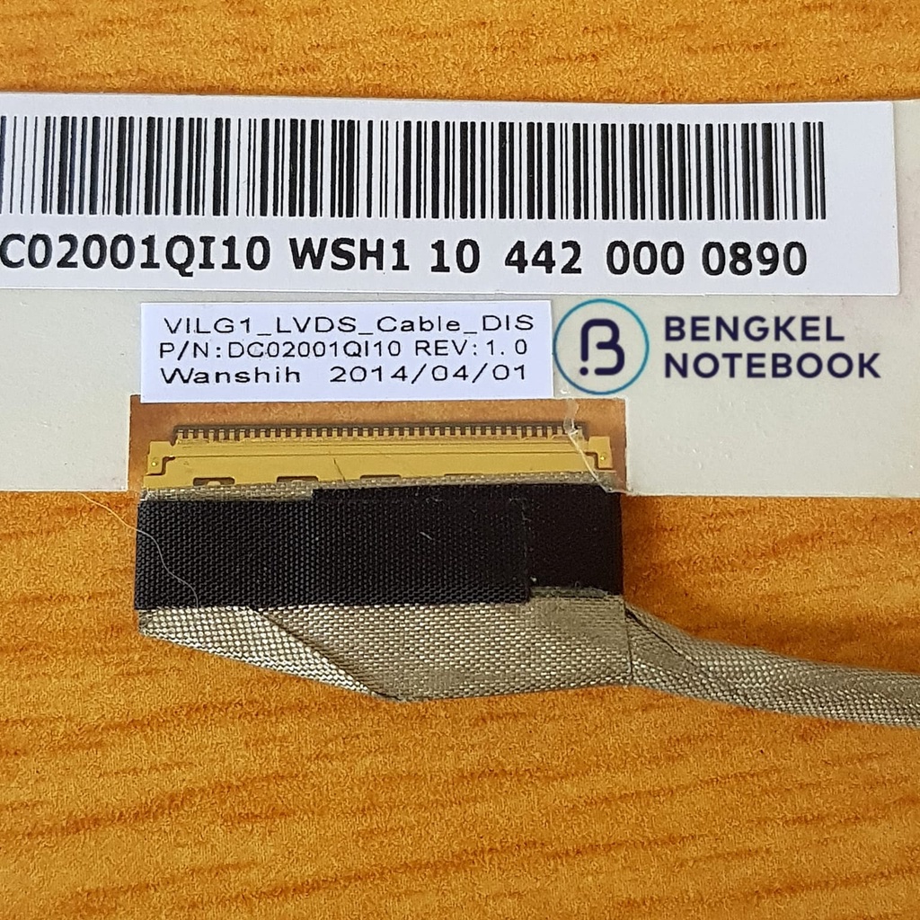 Kabel LCD LVDS Lenovo G500S G505S G510S Z501 Z505 DC02001RR10 DC02001QI10 DC02001V100