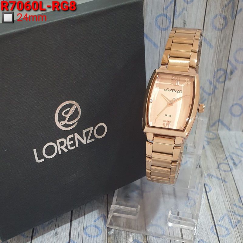 jam tangan wanita lorenzo original 7060