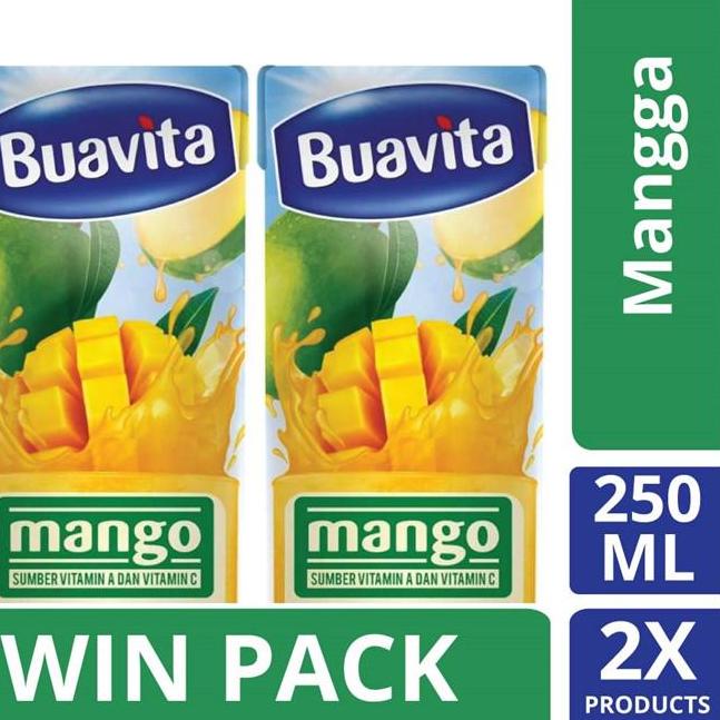 

Tertarik--Buavita Mango 250 ml - Twin Pack