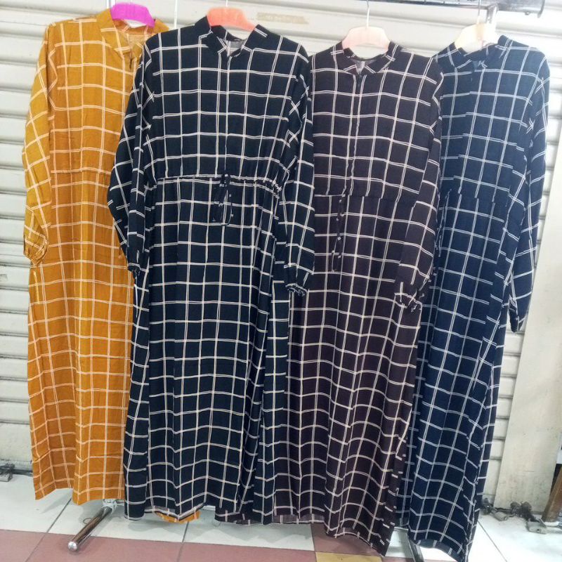 gamis rayon premium kotak