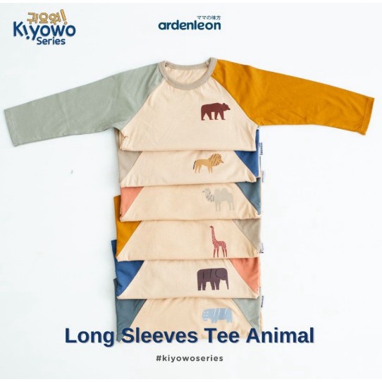 Ardenleon - Long Sleeves Tee Animal | Kaos Anak 6bulan - 7tahun