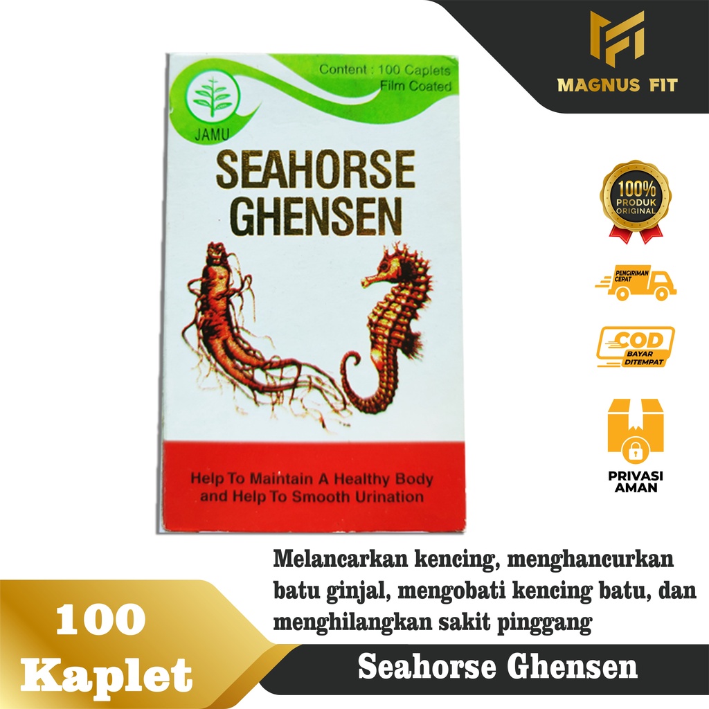 Seahorse Ghensen- Sehat Ginjal Mengobati Batu Ginjal & Melancarkan Kencing