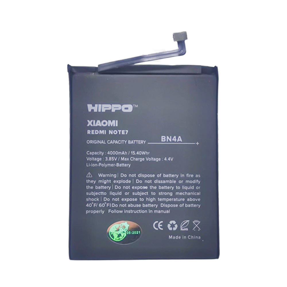 HIPPO BATERAI HIPPO REDMI NOTE 7 BN 4A 4000 MAH BN4A REDMI NOTE 7 7 PRO 7S ORIGINAL GARANSI RESMI HIPPO