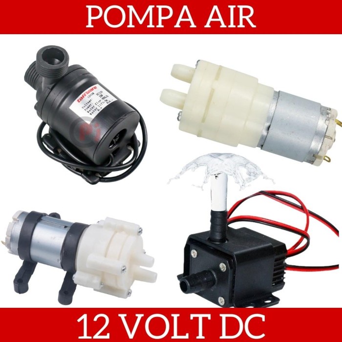 Pompa Air Fish Tank Submersible Sirkulasi 12 Volt DC 12V Water Pump