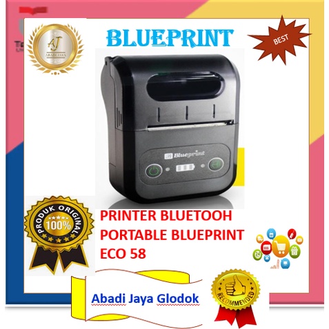 BLUEPRINT PRINTER BLUETOOTH PORTABLE ECO 58
