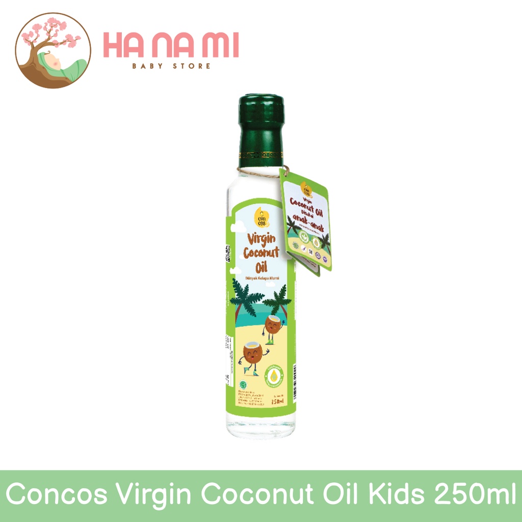 Concos Virgin Coconut Oil Kids 100ml - Minyak Kelapa Murni