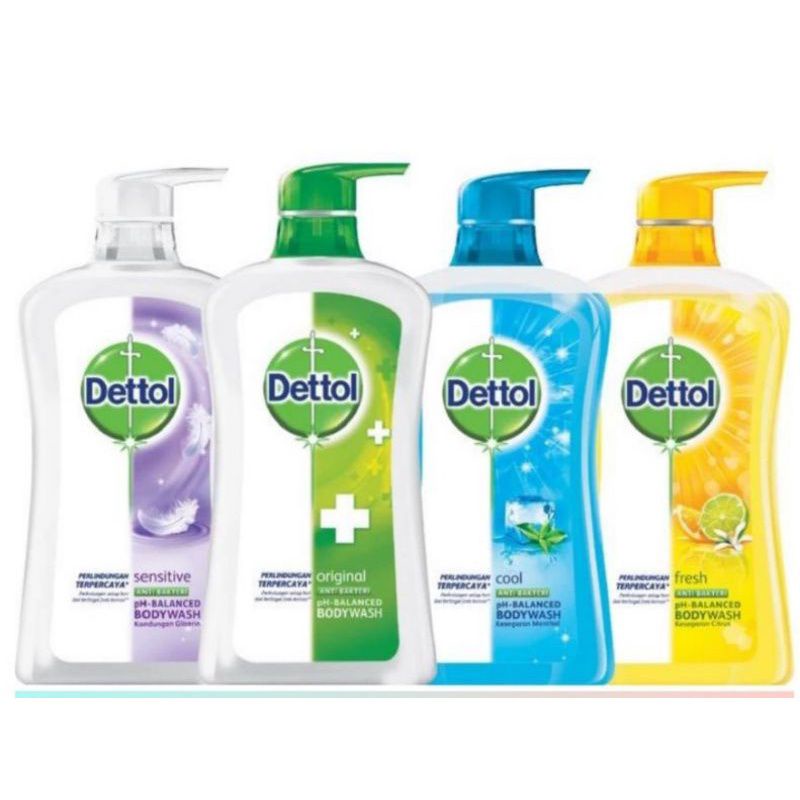 Dettol body wash botol 625gr/950gr