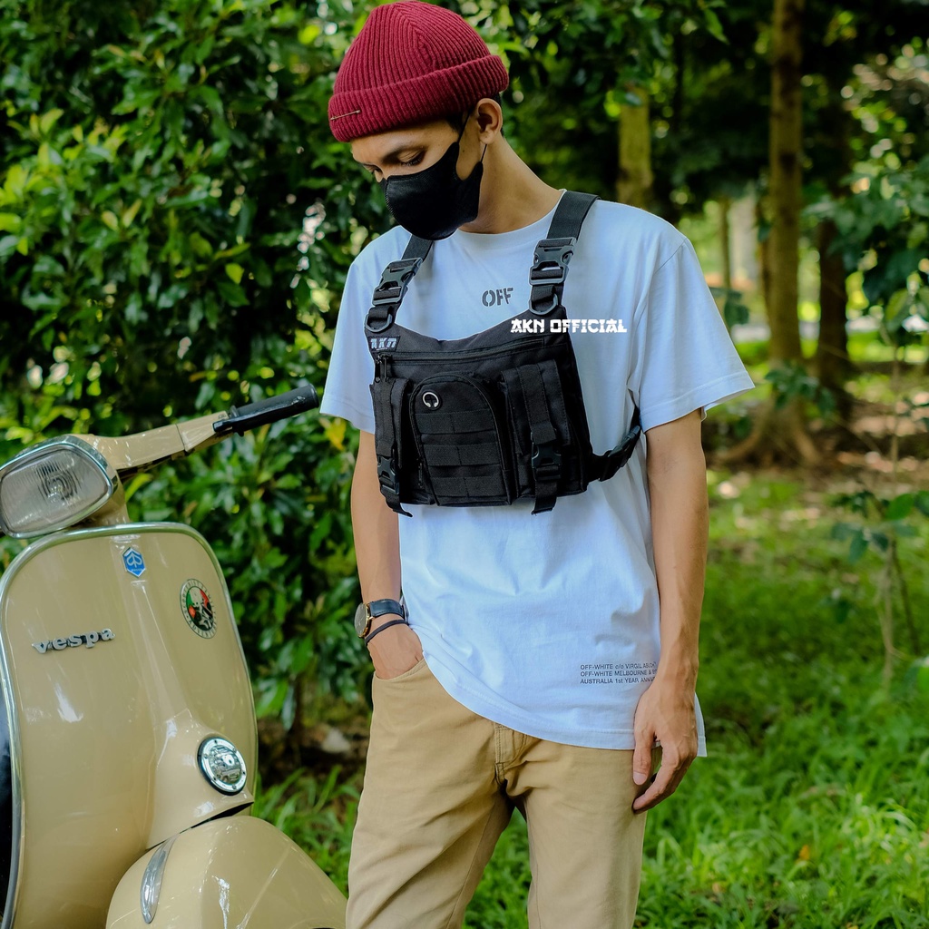 AKN - TAS DADA PRIA TACTICAL REAST TONIC 015 CHEST BAG ARMY TERBARU