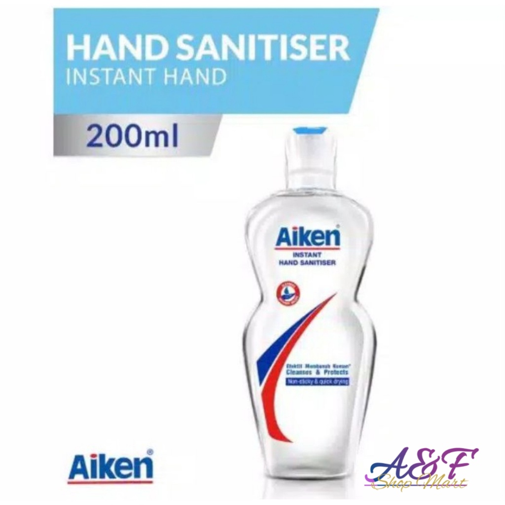AIKEN Instan Hand Sanitizer 200ml Anti Bakteri BPOM