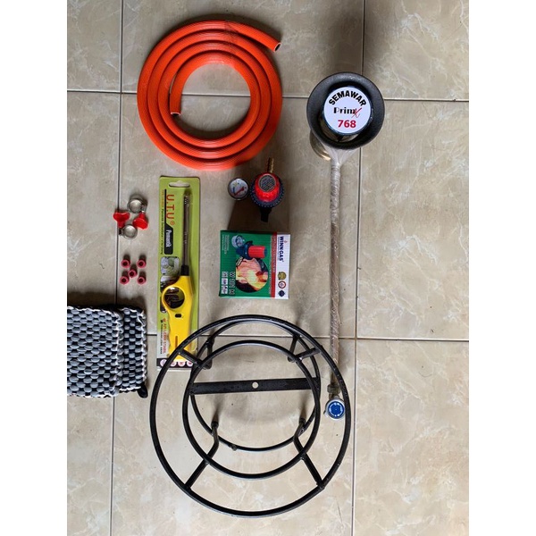 kompor mawar api besar 768 SET - Kompor  Joss JUMBO 768 SET dudukan