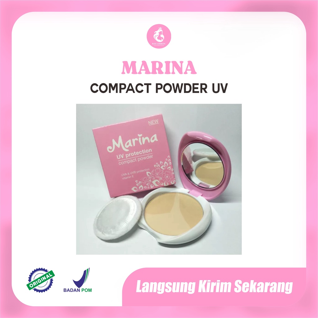 Marina Compact Powder Brighten Up UV-12gr