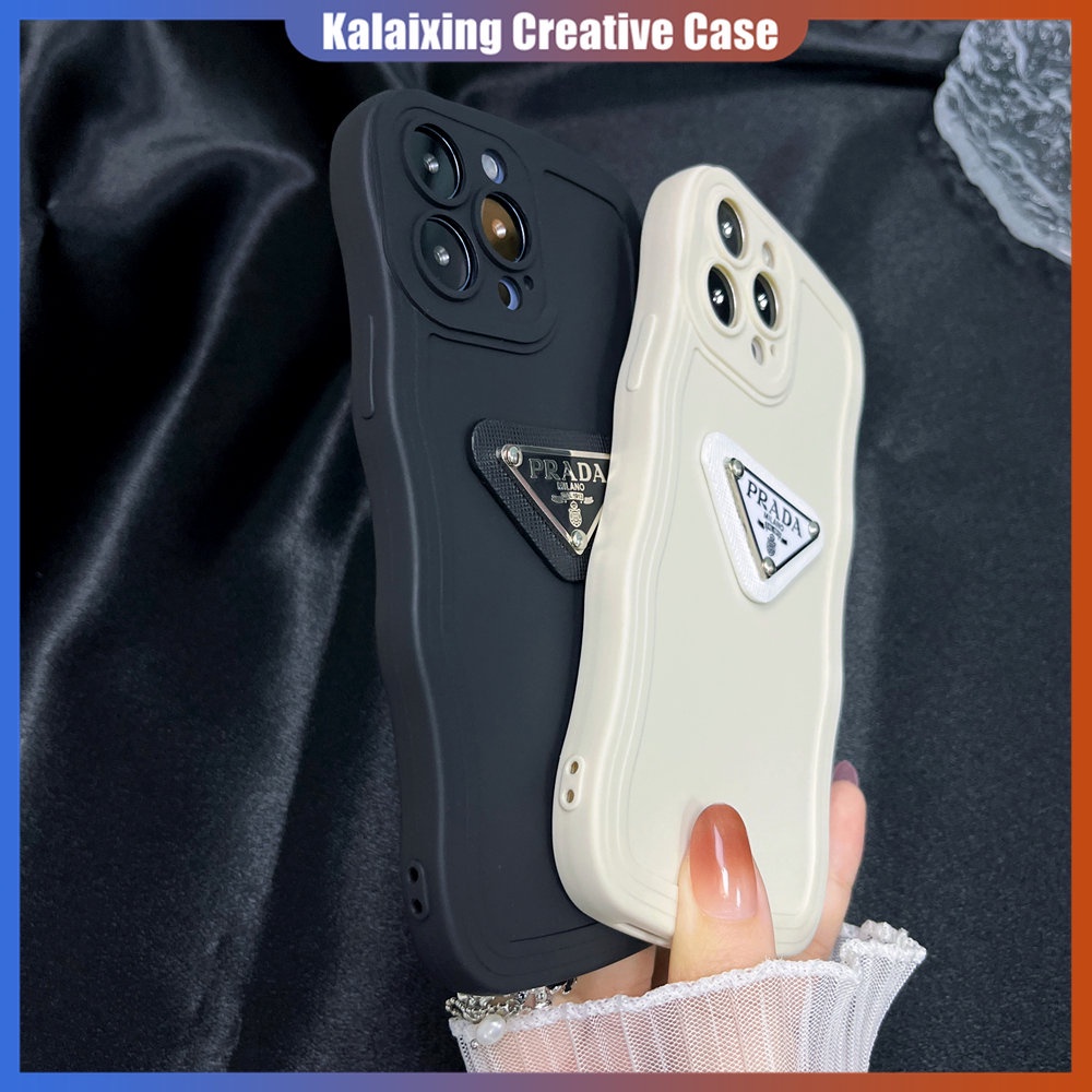 Casing Ponsel Logo Prada 3D Untuk iPhone 14 Pro Max13 11 ProMax Xs Max Xr X Xs7/8Plus 6P Casing Shockproof Back Cover