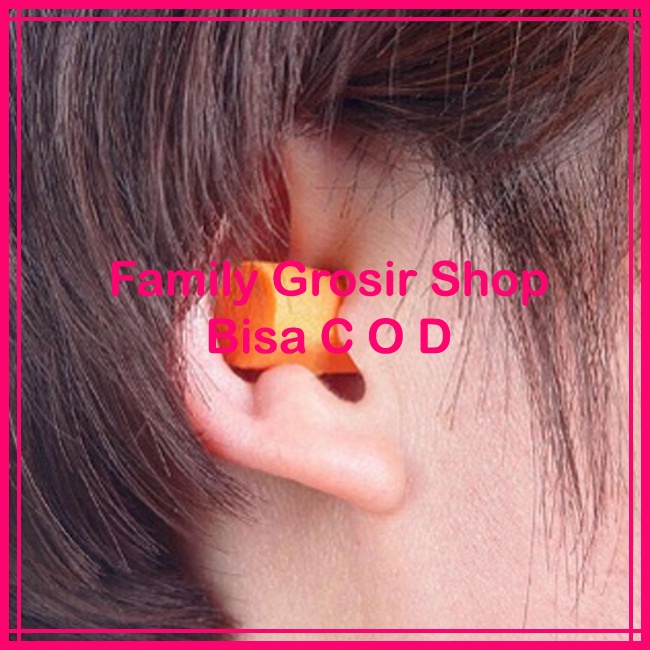 1 Pasang Earplug Penutup  Pelindung Telinga Foam Ear Plug Protector