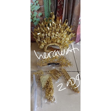 Set Mahkota Palembang Terbaru/Mahkota Pengantin Palembang