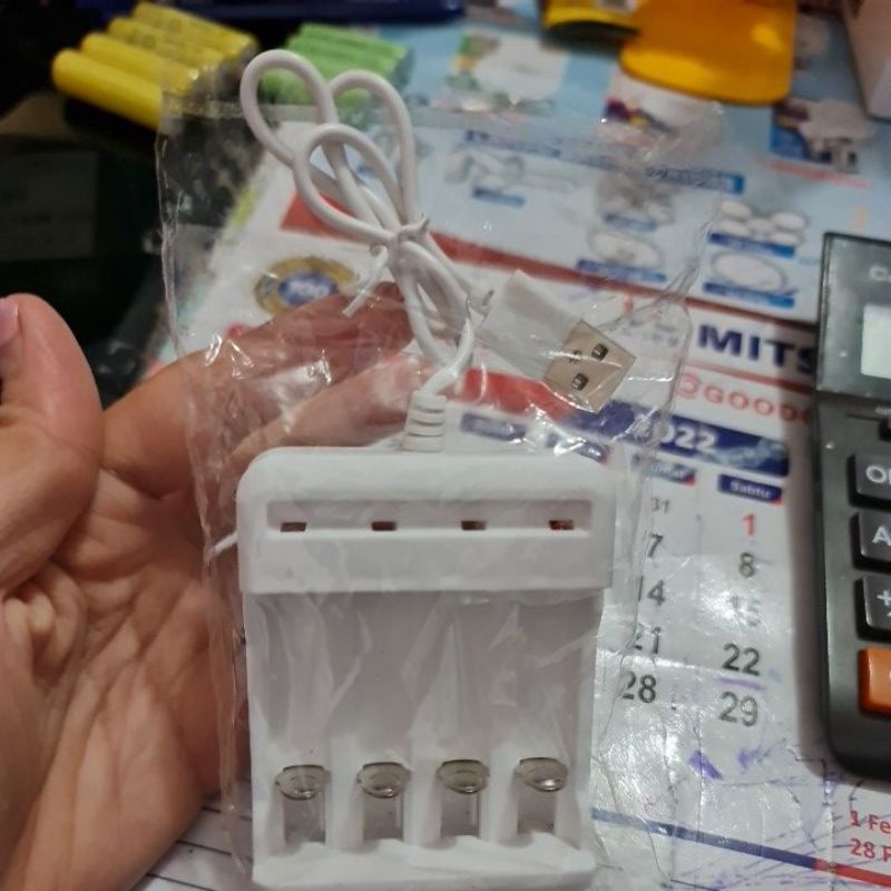 Charger Baterai 2 Slot Mitsuyama MS-07 Bisa Berbagai Ukuran Baterai