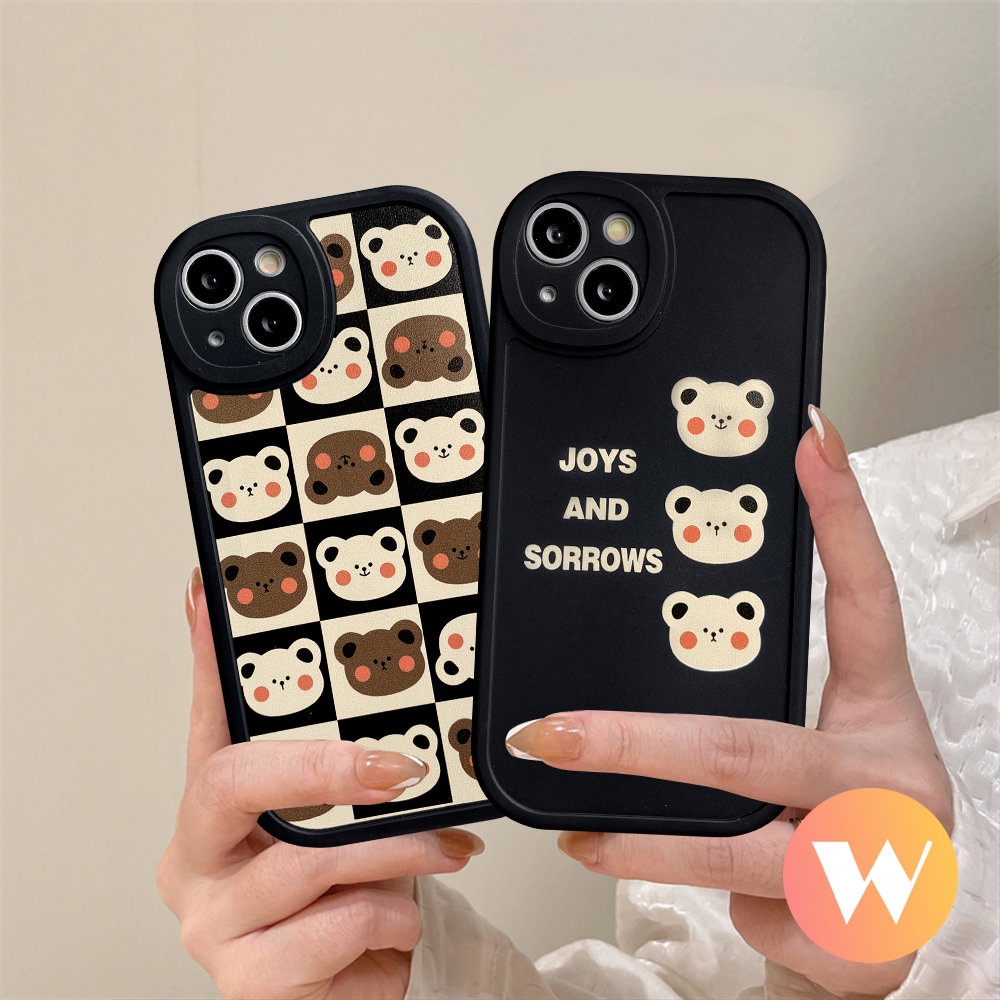 Soft Case Tpu Motif Kartun Beruang Untuk Realme C35 C21Y C12 C31 C20 C11 C17 C25Y C30 C20A C15 C2 C25s C21 C3 Realme 6i 9i 7pro 6i 8r 5i 7 Cover Penutup Mesin Cuci