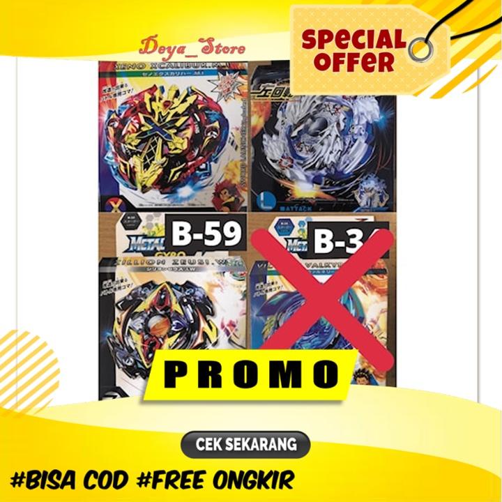 lv✭Best Seller➥ Mainan Gasing Beyblade Burst Metal Rise Valkyrie Gangsing Beyblade Original Takara D