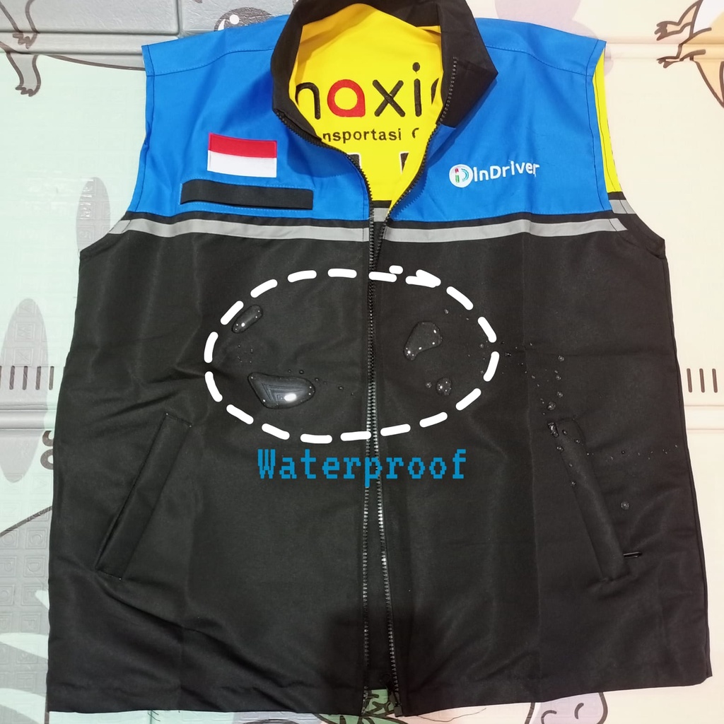 Rompi indriver maxim indriver bolak balik rompi bunglon maxim terbaru full bordir