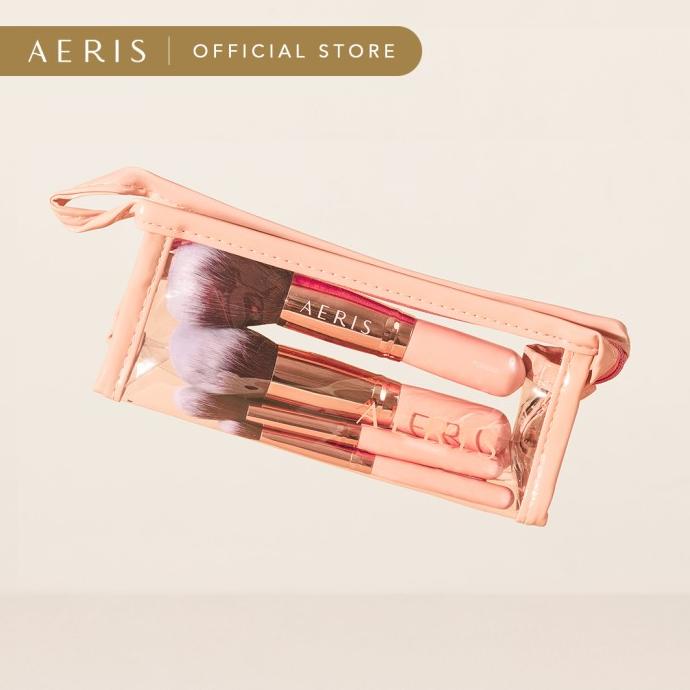 AERIS BEAUT The Coral Travel (7 pcs Face & Eye Brush Set)