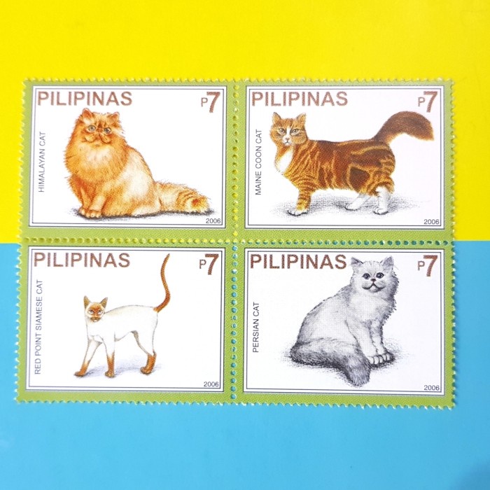 

Limited Perangko/Prangko Philipina. Kucing. Cats Of The World Limited