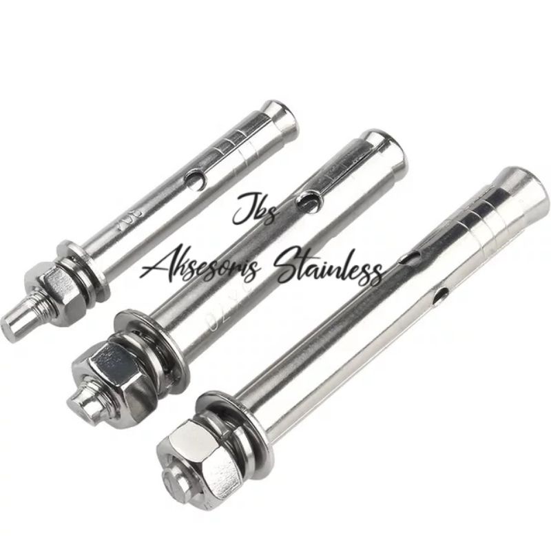 DYNABOLT/ANCHOR BOLT M10x80 STAINLESS SS 304