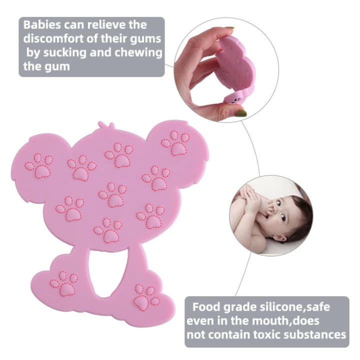 TC 4 KOALA | TEETHER BABY MODEL KOALA | GIGITAN BAYI TEETHER BENTUK KOALA | MAINAN GIGITAN BAYI SILICONE BPA FREE | RUZAIN MALL