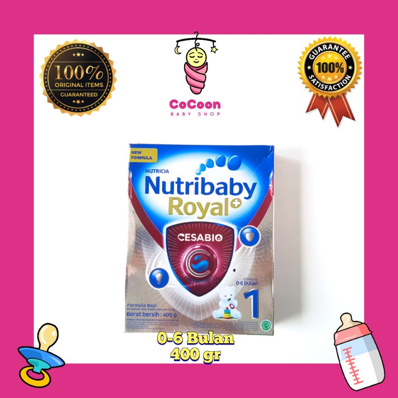 Susu Formula Bayi Nutribaby Cesabio 1 0-6 Bulan 400 g 400gr