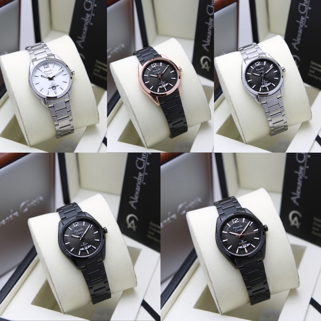 JAM TANGAN WANITA ALEXANDRE CHRISTIE AC 8679 RANTAI ORIGINAL GARANSI RESMI 1 TAHUN