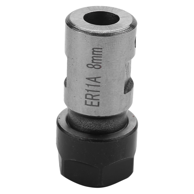 Er11 Collet Chuck Motor Shaft Extension Rod Spindle Collet Bubut Alat Holder Inner 8MM Untuk CNC Milling Boring Gerinda