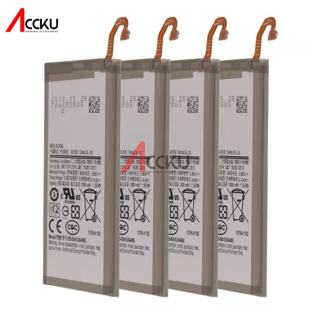 A8 2018 99%BateraiSamsungA8 2018 - EB-BA530ABE BatterySamsungA8 2018 - A530Battery Baterai BatreSamsungEB-BA530ABE