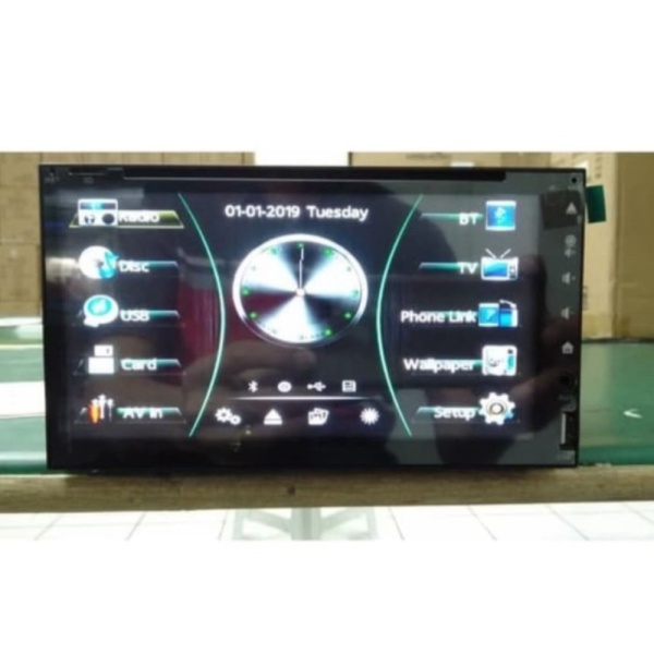 Unik perkakas TV Mobil Double Din All New Avanza/All New Xenia Skeleton SK Berkualitas