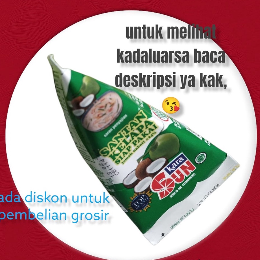 

Santan Kara 65 ML expired tahun 12 september 2025